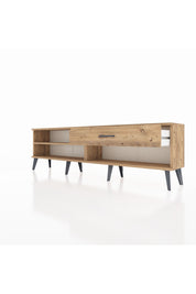 Arges TV Ünitesi Tek Raflı Tek Çekmeceli  176x30x51 Çam-Çam/Çam