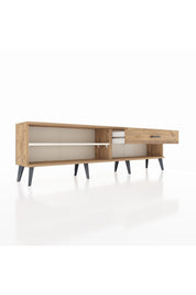 Arges TV Ünitesi Tek Raflı Tek Çekmeceli  176x30x51 Çam-Aytaşı/Çam