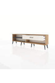 Arges TV Ünitesi Tek Raflı Tek Çekmeceli  176x30x51 Çam-Antrasit/Aytaşı