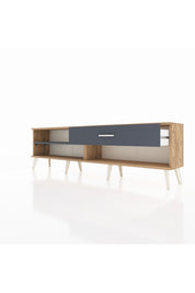 Arges TV Ünitesi Tek Raflı Tek Çekmeceli  176x30x51 Çam-Antrasit/Antrasit