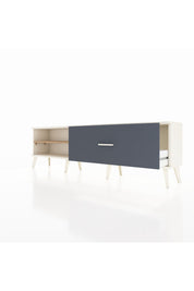 Arges TV Ünitesi Tek Raflı Tek Çekmeceli  176x30x51 Aytaşı-Çam/Antrasit