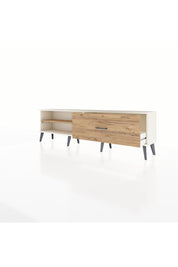 Arges TV Ünitesi Tek Raflı Tek Çekmeceli  176x30x51 Aytaşı-Çam/Çam