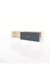 Arges TV Ünitesi Tek Raflı Tek Çekmeceli  176x30x51 Aytaşı-Aytaşı/Antrasit