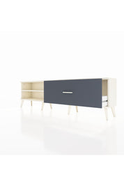 Arges TV Ünitesi Tek Raflı Tek Çekmeceli  176x30x51 Aytaşı-Aytaşı/Antrasit