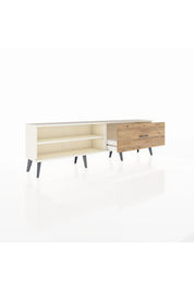 Arges TV Ünitesi Tek Raflı Tek Çekmeceli  176x30x51 Aytaşı-Aytaşı/Çam