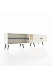 Arges TV Ünitesi Tek Raflı Tek Çekmeceli  176x30x51 Aytaşı-Antrasit/Aytaşı