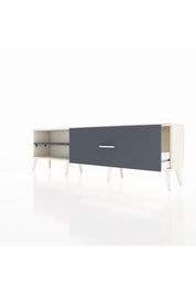 Arges TV Ünitesi Tek Raflı Tek Çekmeceli  176x30x51 Aytaşı-Antrasit/Antrasit