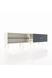 Arges TV Ünitesi Tek Raflı Tek Çekmeceli  176x30x51 Aytaşı-Antrasit/Antrasit