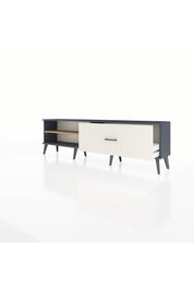 Arges TV Ünitesi Tek Raflı Tek Çekmeceli  176x30x51 Antrasit-Çam/Aytaşı