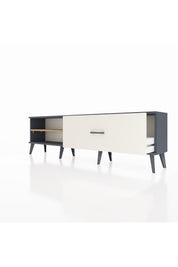 Arges TV Ünitesi Tek Raflı Tek Çekmeceli  176x30x51 Antrasit-Çam/Aytaşı