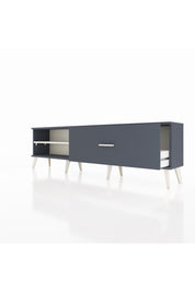 Arges TV Ünitesi Tek Raflı Tek Çekmeceli  176x30x51 Antrasit-Aytaşı/Antrasit