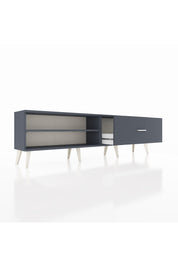 Arges TV Ünitesi Tek Raflı Tek Çekmeceli  176x30x51 Antrasit-Antrasit/Antrasit