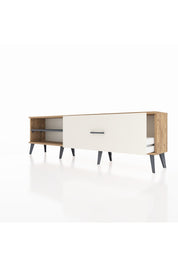 Arges TV Ünitesi Tek Raflı Tek Çekmeceli  176x30x51 Çam-Antrasit/Aytaşı