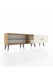 Arges TV Ünitesi Tek Raflı Tek Çekmeceli  176x30x51 Çam-Antrasit/Aytaşı