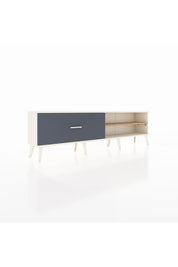 Arges TV Ünitesi Tek Raflı Tek Çekmeceli  176x30x51 Aytaşı-Çam/Antrasit