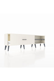 Arges TV Ünitesi Tek Raflı Tek Çekmeceli  176x30x51 Aytaşı-Antrasit/Aytaşı