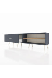 Arges TV Ünitesi Tek Raflı Tek Çekmeceli  176x30x51 Antrasit-Çam/Antrasit