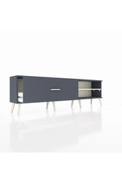 Arges TV Ünitesi Tek Raflı Tek Çekmeceli  176x30x51 Antrasit-Aytaşı/Antrasit