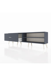 Arges TV Ünitesi Tek Raflı Tek Çekmeceli  176x30x51 Antrasit-Antrasit/Antrasit