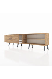 Arges TV Ünitesi Tek Raflı Tek Çekmeceli  176x30x51 Çam-Çam/Çam