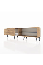 Arges TV Ünitesi Tek Raflı Tek Çekmeceli  176x30x51 Çam-Antrasit/Çam