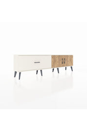 Arges TV Ünitesi Tek Raflı Tek Çekmeceli 2 Kapaklı 176x30x51 Aytaşı-Çam/Aytaşı