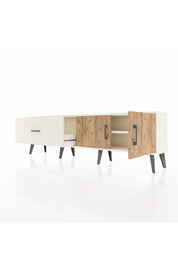 Arges TV Ünitesi Tek Raflı Tek Çekmeceli 2 Kapaklı 176x30x51 Aytaşı-Çam/Aytaşı