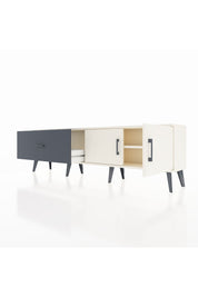 Arges TV Ünitesi Tek Raflı Tek Çekmeceli 2 Kapaklı 176x30x51 Aytaşı-Aytaşı/Antrasit