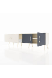 Arges TV Ünitesi Tek Raflı Tek Çekmeceli 2 Kapaklı 176x30x51 Aytaşı-Antrasit/Aytaşı