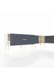 Arges TV Ünitesi Tek Raflı Tek Çekmeceli 2 Kapaklı 176x30x51 Aytaşı-Antrasit/Antrasit