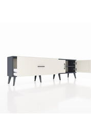 Arges TV Ünitesi Tek Raflı Tek Çekmeceli 2 Kapaklı 176x30x51 Antrasit-Aytaşı/Aytaşı