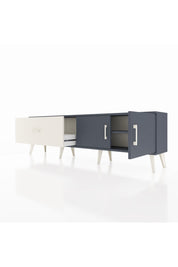 Arges TV Ünitesi Tek Raflı Tek Çekmeceli 2 Kapaklı 176x30x51 Antrasit-Antrasit/Aytaşı