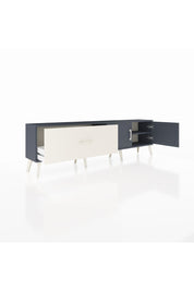 Arges TV Ünitesi Tek Raflı Tek Çekmeceli 2 Kapaklı 176x30x51 Antrasit-Antrasit/Aytaşı