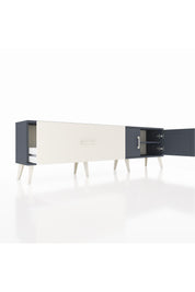 Arges TV Ünitesi Tek Raflı Tek Çekmeceli 2 Kapaklı 176x30x51 Antrasit-Antrasit/Aytaşı