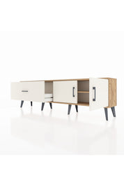 Arges TV Ünitesi Tek Raflı Tek Çekmeceli 2 Kapaklı 176x30x51 Çam-Aytaşı/Aytaşı