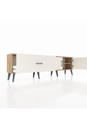 Arges TV Ünitesi Tek Raflı Tek Çekmeceli 2 Kapaklı 176x30x51 Çam-Aytaşı/Aytaşı