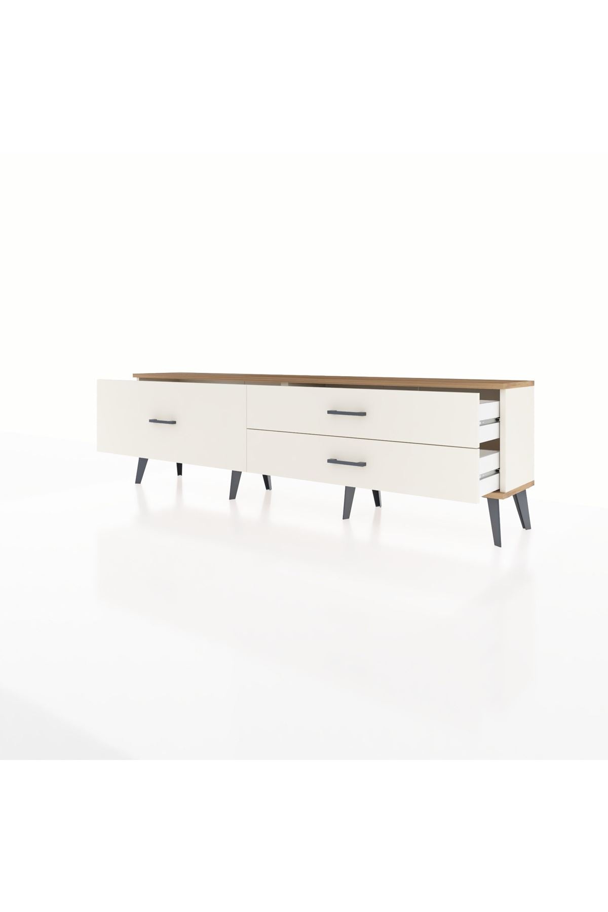 Arges TV Ünitesi 3 Çekmeceli  176x30x51 Aytaşı-Çam/Aytaşı