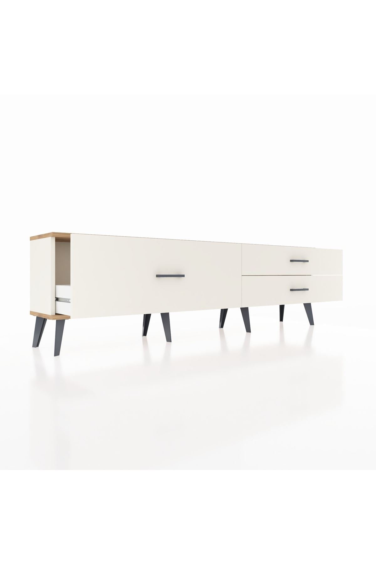 Arges TV Ünitesi 3 Çekmeceli  176x30x51 Aytaşı-Çam/Aytaşı