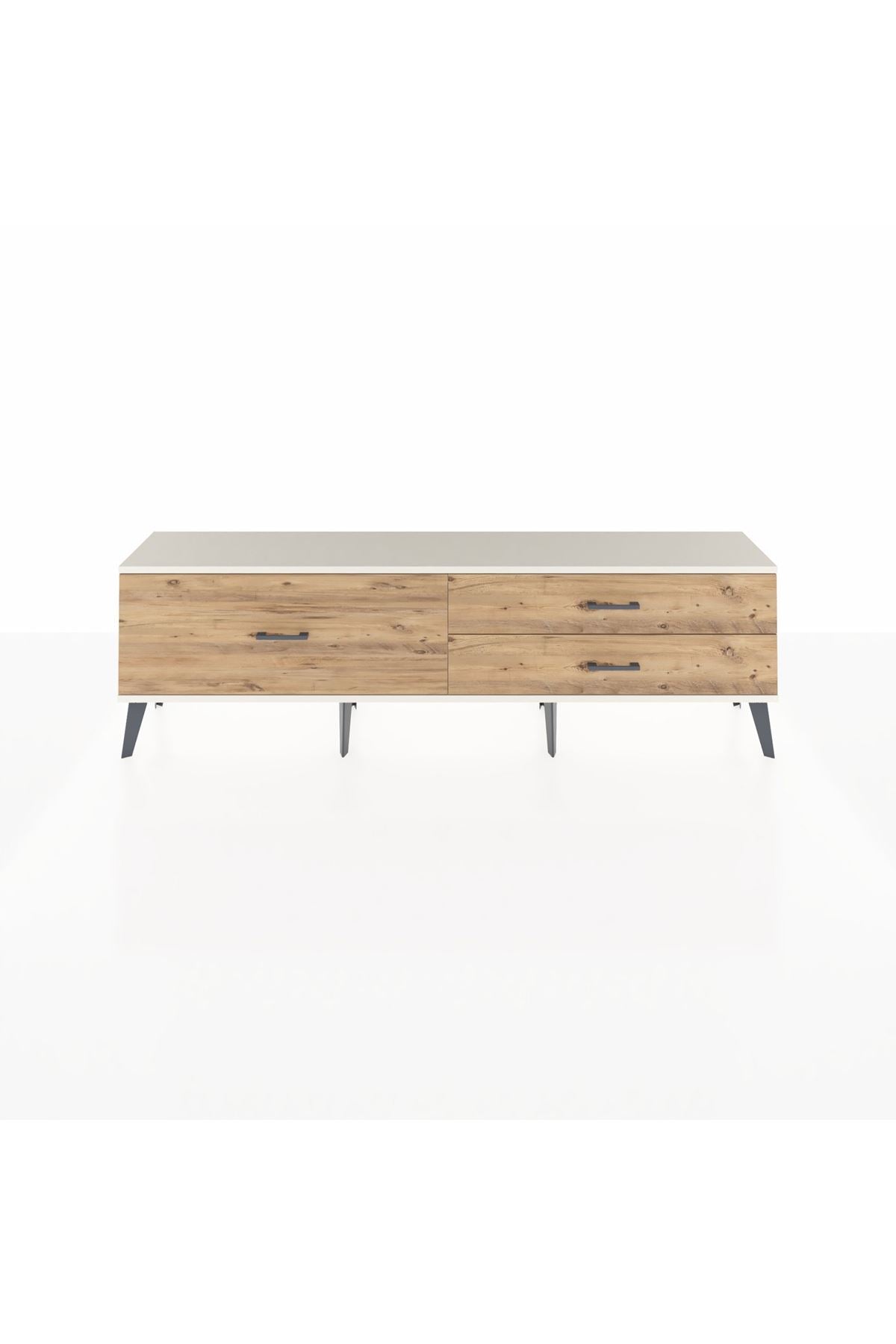 Arges TV Ünitesi 3 Çekmeceli  176x30x51 Aytaşı-Aytaşı/Çam