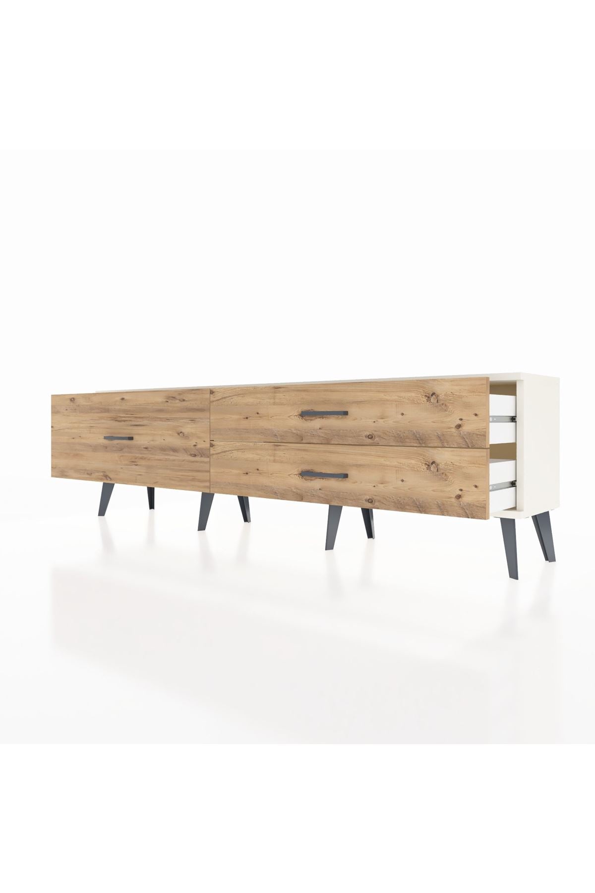 Arges TV Ünitesi 3 Çekmeceli  176x30x51 Aytaşı-Aytaşı/Çam