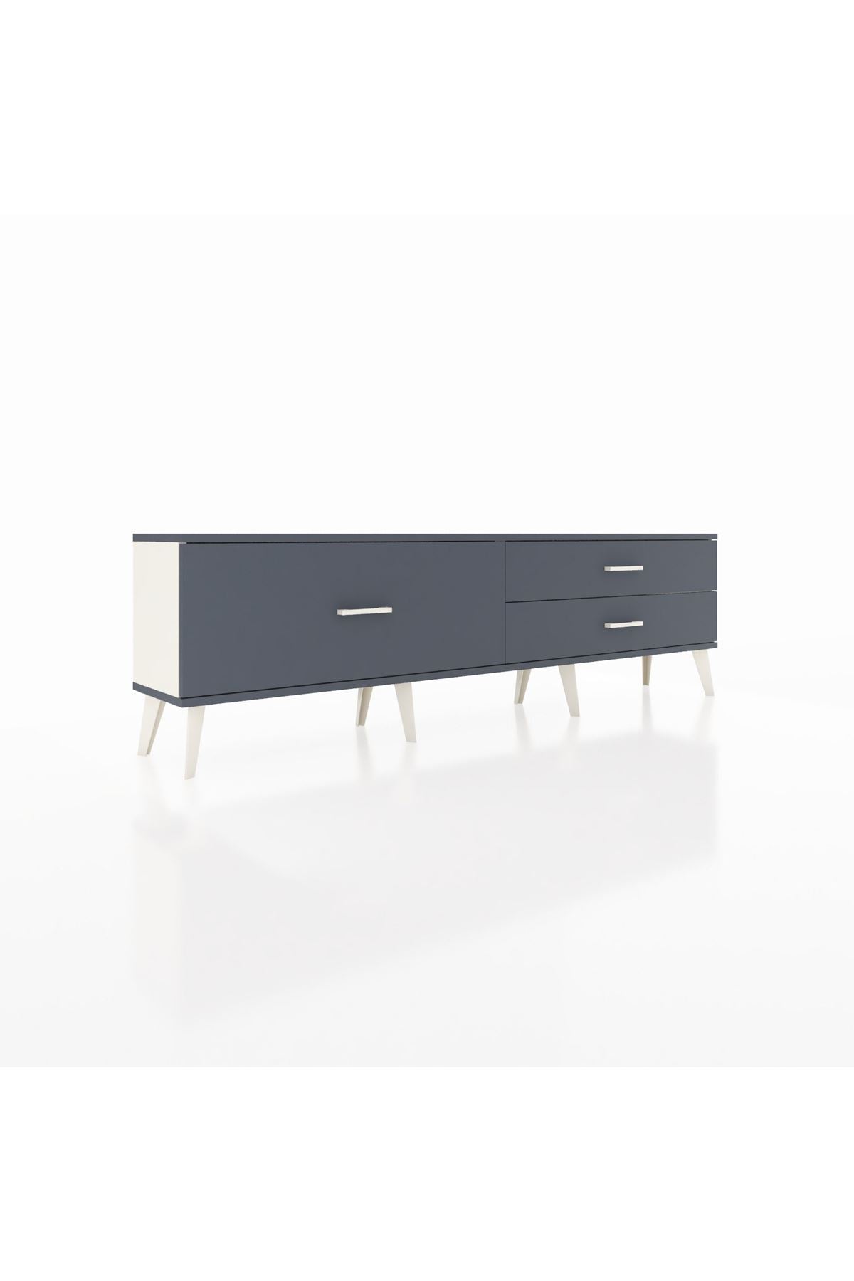 Arges TV Ünitesi 3 Çekmeceli  176x30x51 Aytaşı-Antrasit/Antrasit