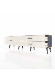 Arges TV Ünitesi 3 Çekmeceli  176x30x51 Antrasit-Çam/Aytaşı