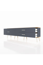 Arges TV Ünitesi 3 Çekmeceli  176x30x51 Antrasit-Çam/Antrasit