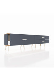 Arges TV Ünitesi 3 Çekmeceli  176x30x51 Antrasit-Çam/Antrasit