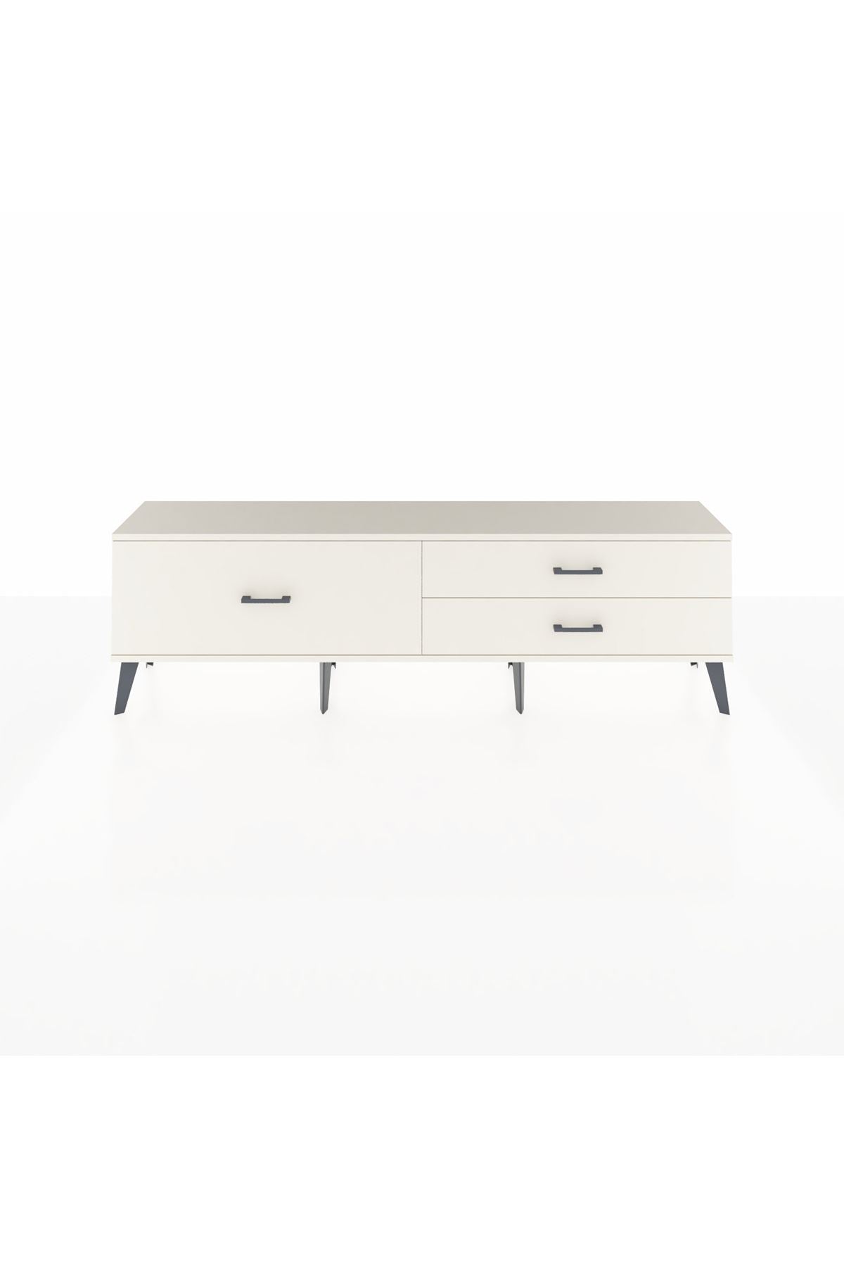 Arges TV Ünitesi 3 Çekmeceli  176x30x51 Antrasit-Aytaşı/Aytaşı