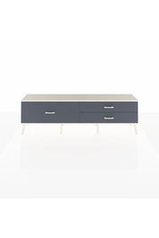 Arges TV Ünitesi 3 Çekmeceli  176x30x51 Antrasit-Aytaşı/Antrasit