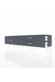 Arges TV Ünitesi 3 Çekmeceli  176x30x51 Antrasit-Aytaşı/Antrasit