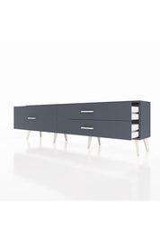 Arges TV Ünitesi 3 Çekmeceli  176x30x51 Antrasit-Antrasit/Antrasit