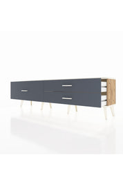 Arges TV Ünitesi 3 Çekmeceli  176x30x51 Çam-Aytaşı/Antrasit