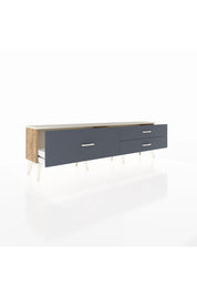 Arges TV Ünitesi 3 Çekmeceli  176x30x51 Çam-Aytaşı/Antrasit